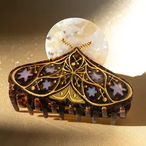 Celestial Luna Moth Hair Claw Celestial Luna Moth Hair Claw