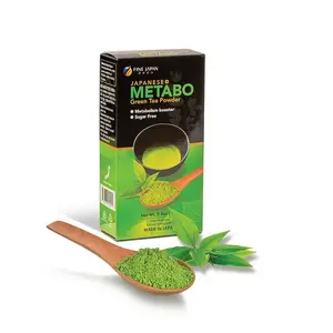 Fine Japan Metabo Premium Japanese Matcha Green Tea Powder - Organic Matcha Powder, Best for Everyday Use, Decaf Green Tea For Energy And Better Metabolism (Pack of 30)