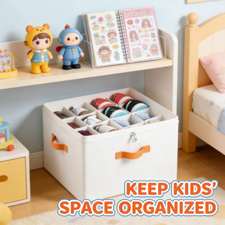 Shoe Rack for Closet, Fits up to 16 Pairs, Shoe Cubby Storage Containers with Side Mesh Pocket and Clear Cover for Bedroom, Walk-in Closet & Under Bed Adjustable Acrylic Straw Holder blade stand cork