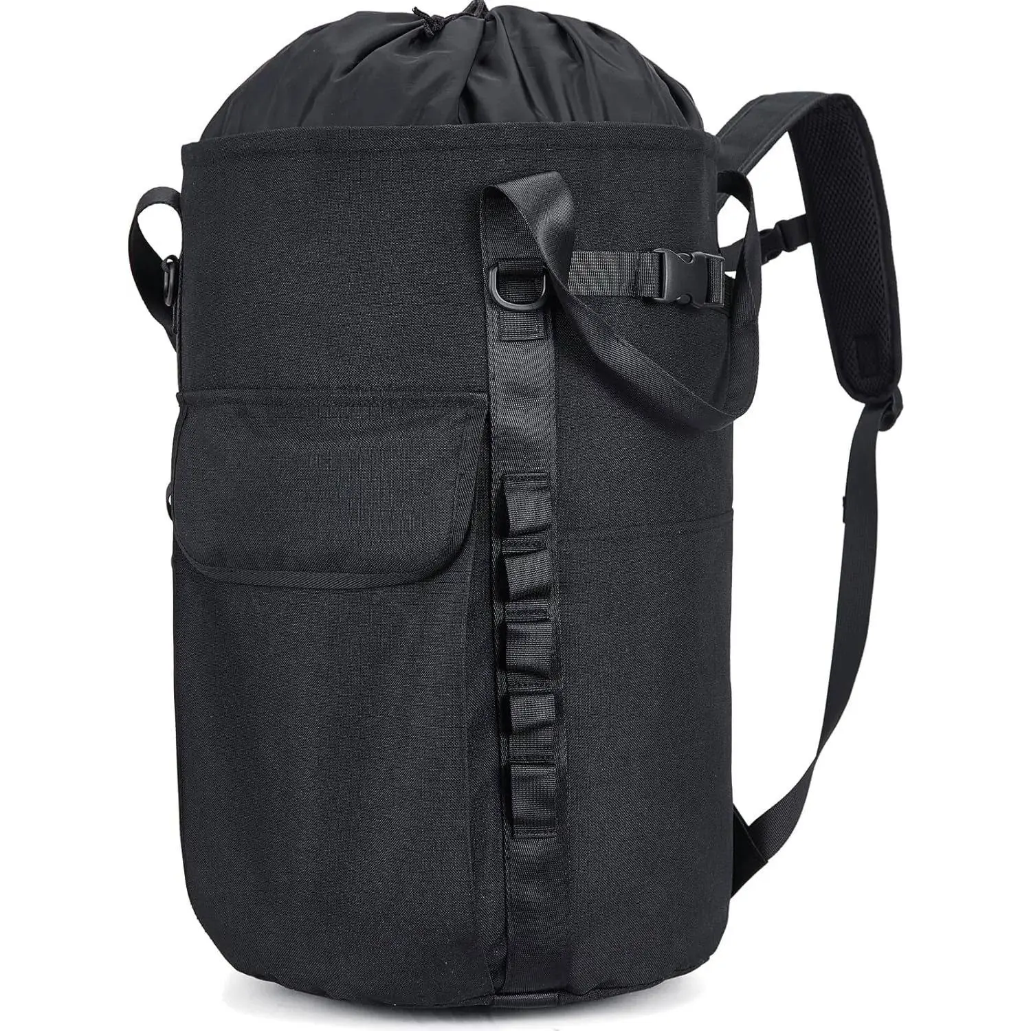 Arborist Rope Bag, 35L Tree Climbing Rope Bag, Arborist Equipment Bucket Backpack, Arborist Gear Carrier Bag with Side Pockets, Tough Rock Climbing Backpack, Rock and Tree Climbing Gear