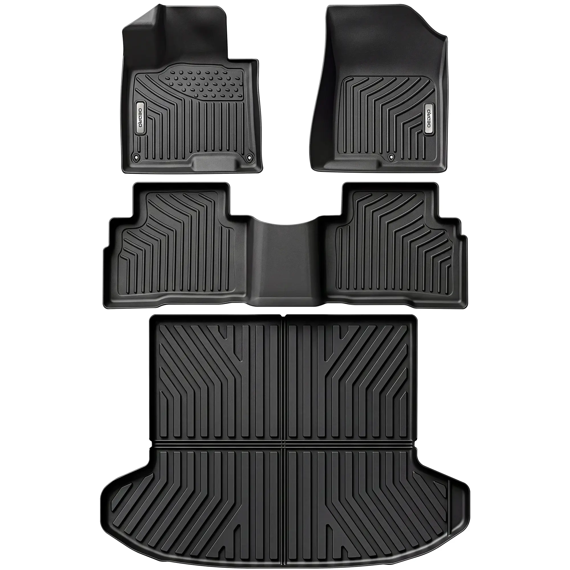 OEDRO TPE Floor Mats fits 2023-2026 Kia Sportage Hybrid, All Weather, Waterproof