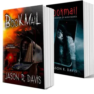 JD Bookmail Bundle  - 2 signed horror books by Jason R Davis Horror book gift