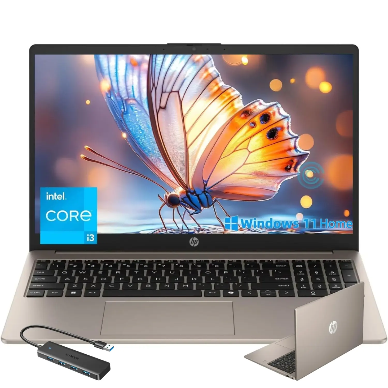 HP 15.6 Touchscreen Laptop, Core i3-N305,up to 32GB RAM, 512GB SSD | 15.6'' FHD Touch Display, Windows 11 Home, Intel UHD Graphics, Laptop for Student & Business, Wi-Fi 6, Bluetooth 5.3,Bundle Accessories