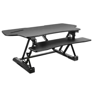 Electric Standing Desk Converter with Large Platform