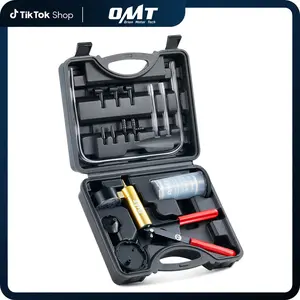 Orion Motor Tech Brake Bleeder Kit with Hand Vacuum Pump and Adapters, Brake Bleeding Kit for Brake Fluid Power Steering Fluid More, Vacuum Brake Bleeder Pump with Pressure Gauge Gray/Black/Blue, Car Diagnostic Tools, Limited Time Deal #SummerVibes