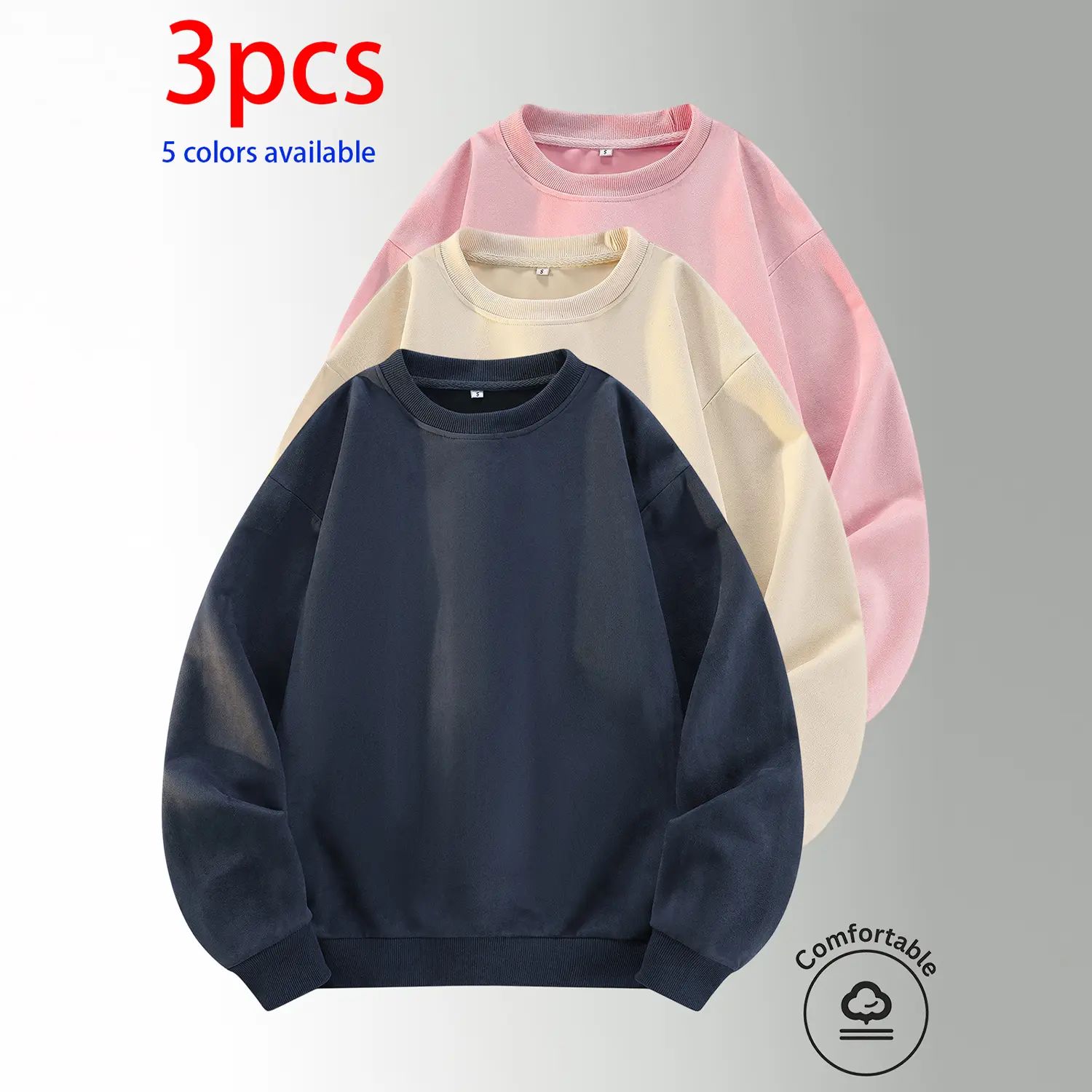 Dark Blue + Apricot Color + Pink