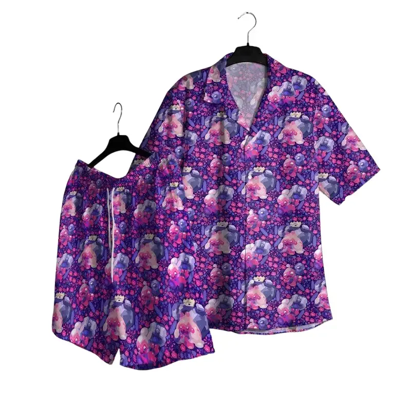 Tinkaton PKM Hawaiian Shirt, Legendary Hammer Anime Game Character Summer Outfit Summer Holiday Shirt Gift for Fans ADF