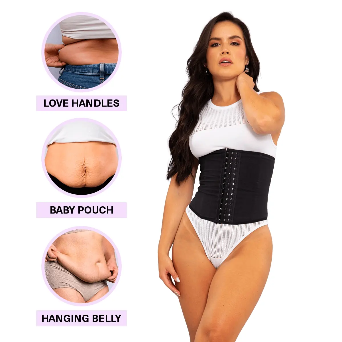 V-Belt | Short Torso Waist Trainer faja columbian colombianfaja V-Belt | Short Torso Waist Trainer faja columbian colombianfaja