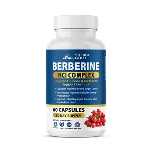 Sherpa Gold Pure Berberine – HCl Complex (60 Capsules)