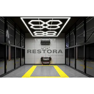 8' x 15' 11" - LED Hexagon Light Panel (8 Hexagons w/ Border)