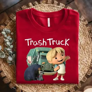 Trash Truck Movie Youth Shirt, Trash Truck Tee, Trash Truck Gifts, Birthday Shirt, Hank Trash Truck Family Matching Tee