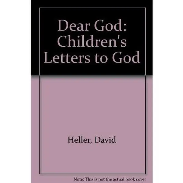 USED Book - Dear God: Children's Letters to God by David Heller (Hardcover) - english