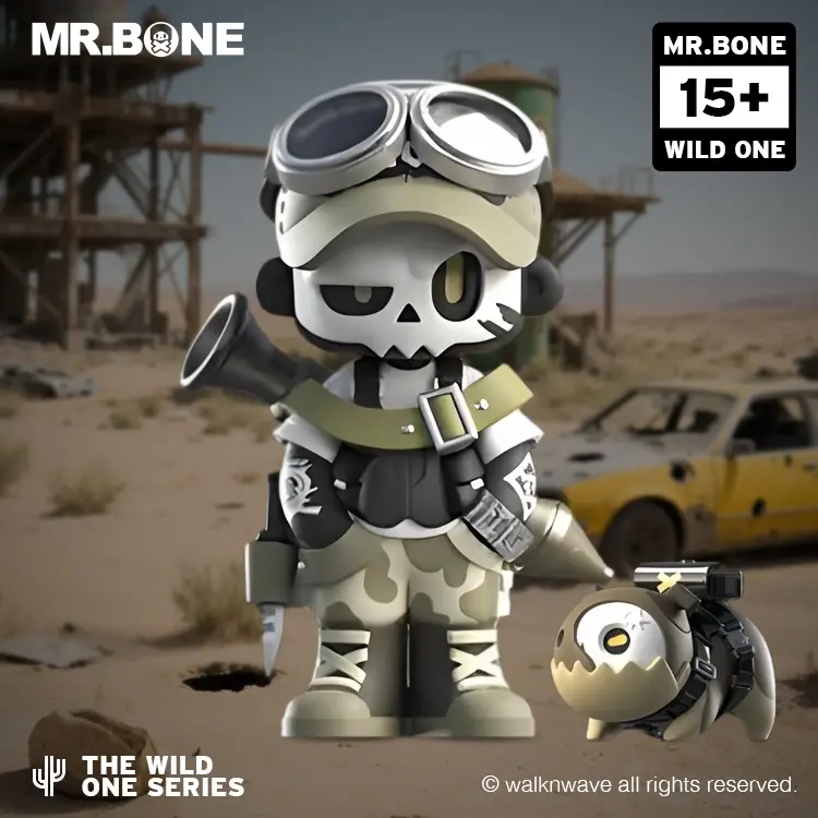 MR.BONE 5th Gen Series-The wild one-Blind box Collectible Toys