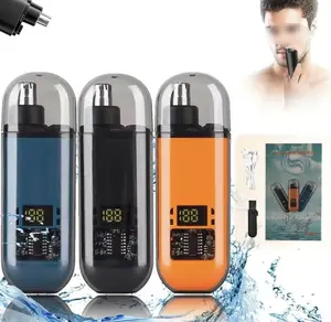 Nose Hair Trimmer, Portable Electric Nose Hair Trimmer for Men and Women, No Hair Hurt, No Pain, Stylish and Simple, USB Rechargeable, Suitable for Nose Hair, Eyebrow and Ear Hair Trimming Mini Clean