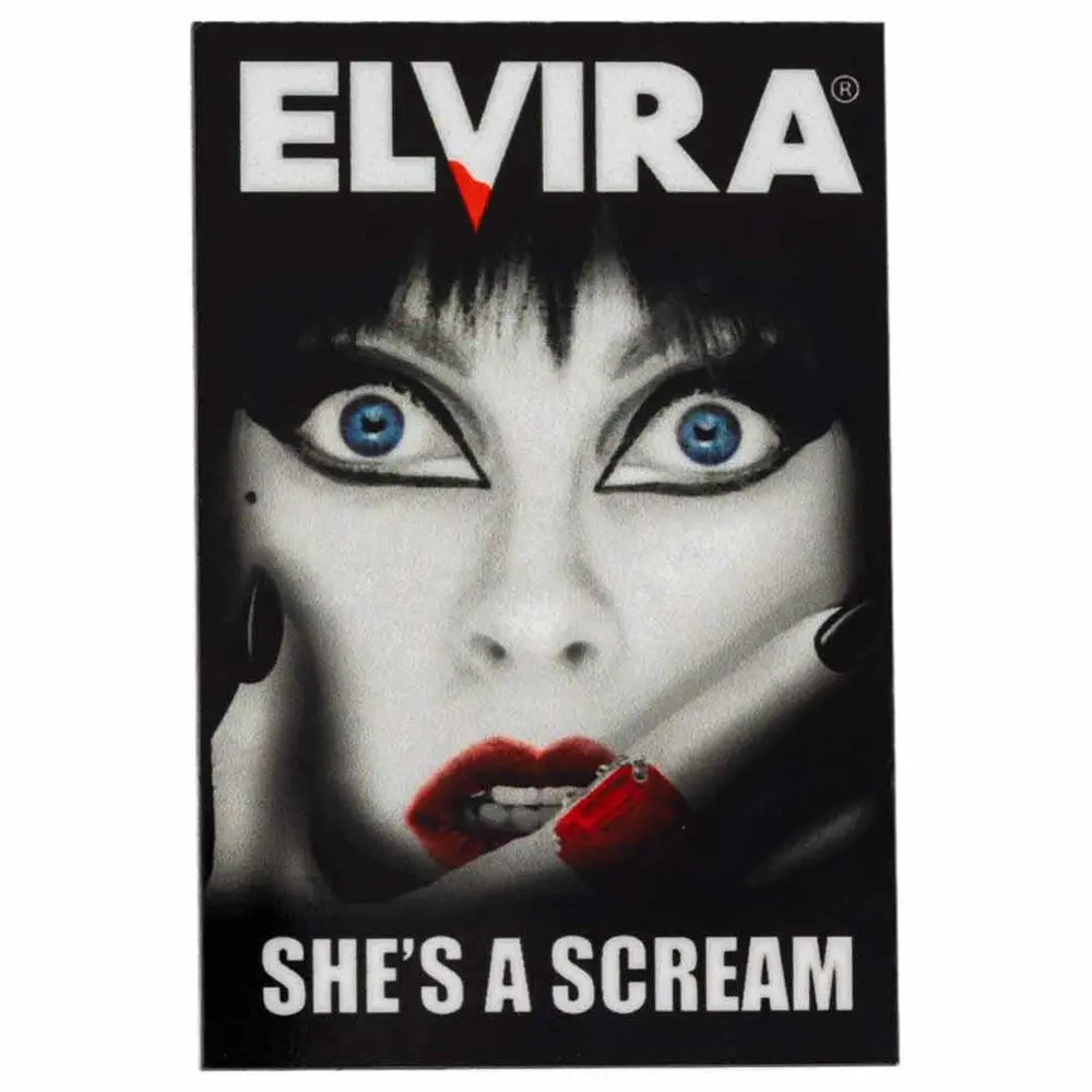 Elvira She's A Scream Novelty Fridge Magnet