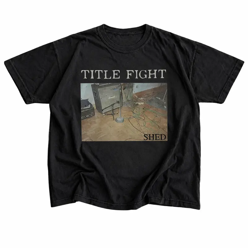 Vintage Title Fight Band Concert Graphic Tee - Title Fight Band Casual Merch - Short Sleeve Graphic T-shirt - Vintage 90s Graphic Clothing - Title Fight Merch - Gift Shirt - Music Tour Shirt Gift - Top Menswear Womenwear