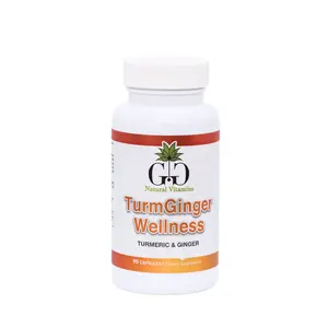 GG Natural Vitamins Turmeric Ginger Wellness 90 capsules Supplement