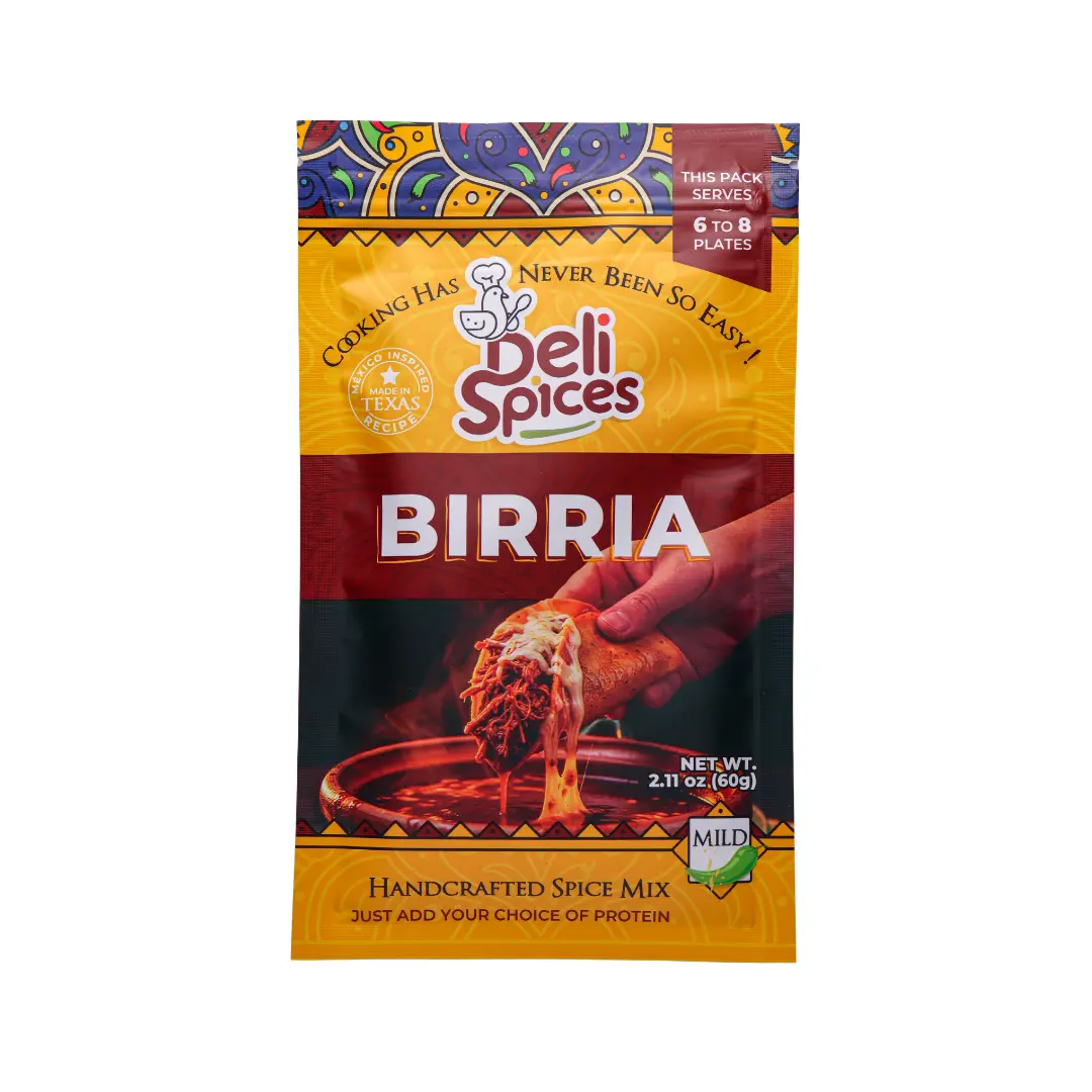 "Birria Spice Mix - Seasoning for 3 lbs of Authentic Mexican Birria" Flavor