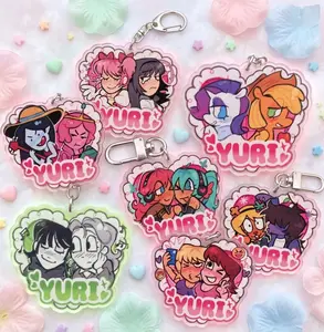 Yuri Time acrylic keychain, Durable, Perfect For Bags, Keys, Or Gifts