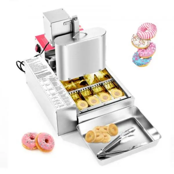 Vevor ZDHTTQJBPK4P9XKAM002V1 Commercial Automatic Donuts Machine - 4 Rows Donuts Making Equipment - Electric High Power Doughnut Maker - Intelligent Control - 240 Piece