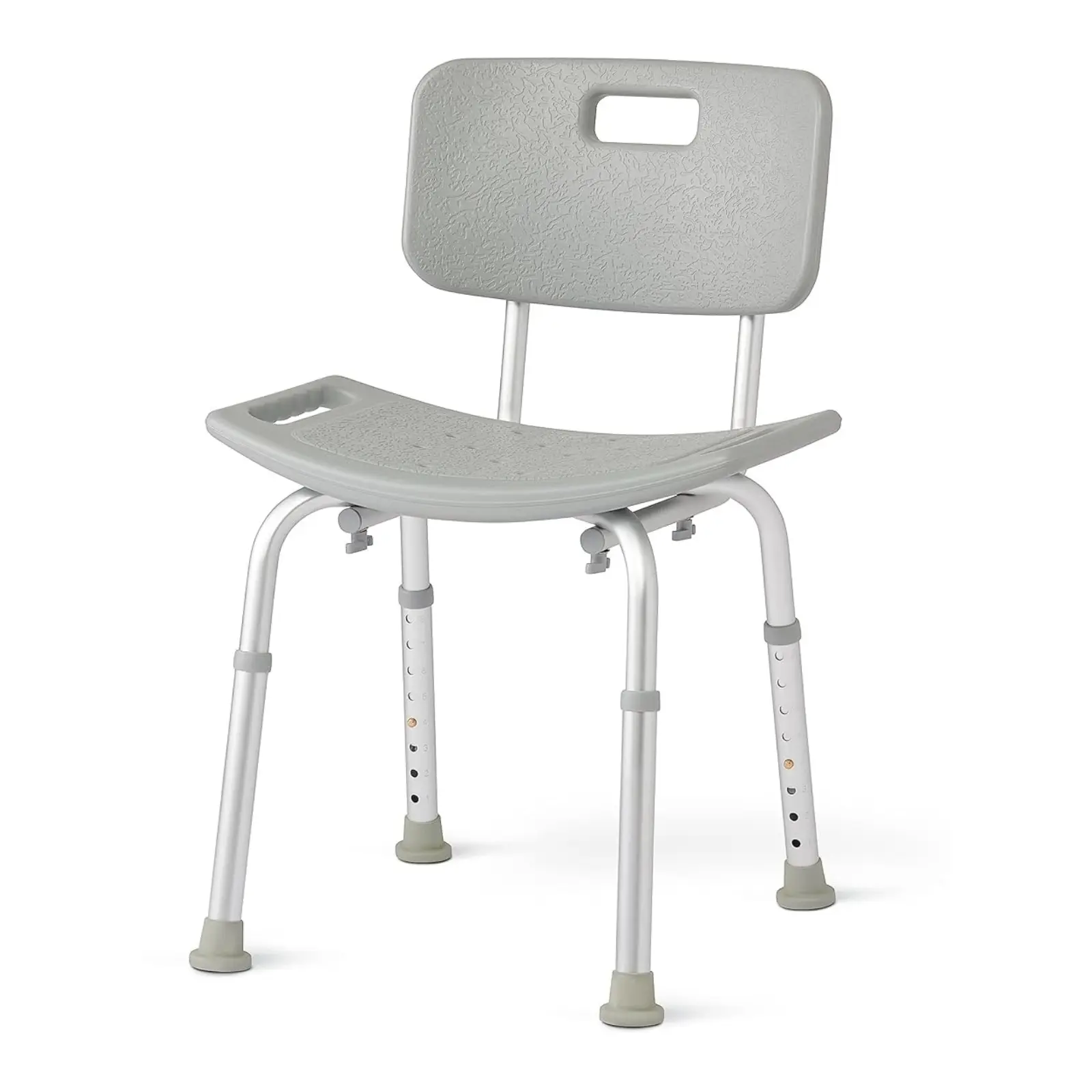 Shower Chair for Inside Shower Tub, Adjustable Bath Seat Stool with Back for Adults, Non-Slip Bathtub Bench, 400 Lbs Capacity