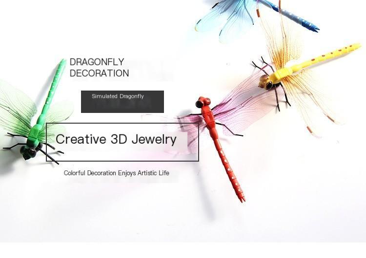 4/8/12PCS Dragonfly Hat Clip Bug Repellent,Outdoorhat Clip on Fake Dragonfly Rod clipfor Bug Repellent, 3D Dragonfly GardenStakes Decor, Multicolor Waterproof, EasyAttachment for indoor Outdoor Mosquito repellent DRAGONFLY