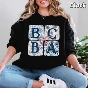 Chinoiserie BCBA Sweatshirt, BCBA Shirt, Floral ABA Sweatshirt, Toile Special Education Teacher Sweater, Behavior Analyst Hoodie Cotton Fabric