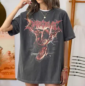 Comfort Colors Vintage Metal Daredevil Comic T-Shirt Matt Murdock MCU Fan Gifts, Retro Comics Shirt