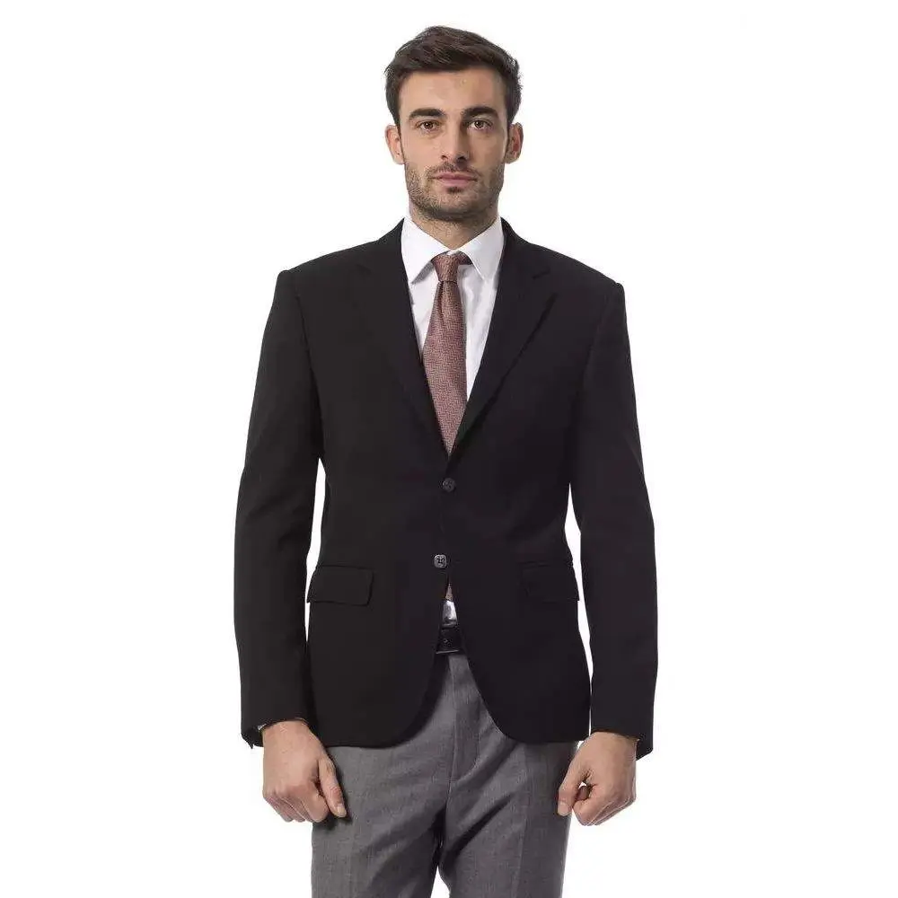 Billionaire Italian Couture Black Wool Blazer