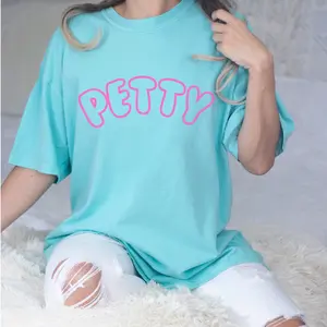Petty Tshirt Womenswear Comfort Lady T-Shirt Summer Casual Crewneck Shortsleeve