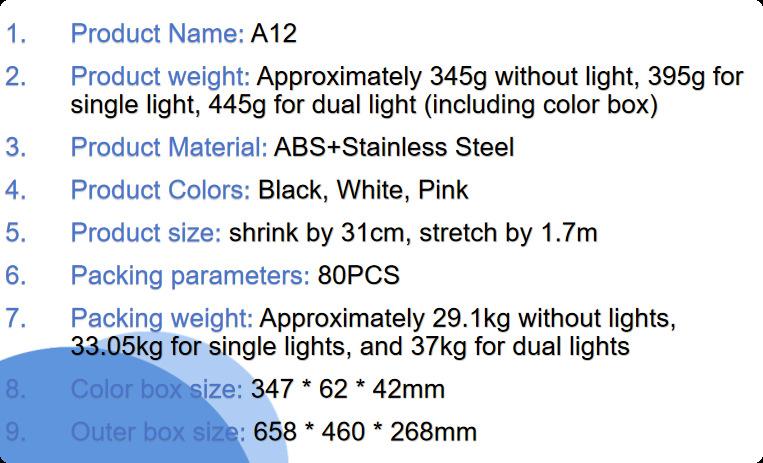 2026 6-in-1 Selfie Tripod w/Dual Fill Lights & Wireless Remote | Portable Adjustable Phone Stand | Detachable 360° Compact Travel Tripod