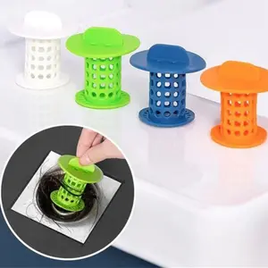 2Pc Bathtub Drain Anti Clogging Kitchen Sewer Dredge Hair Stopper Drain Pipe Filter Protection Bloking Home Bathroom Accessories