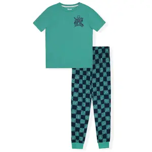 Sleep On It Boys 2-Piece Short-Sleeve Jersey Pajama Pants Set -  Epic