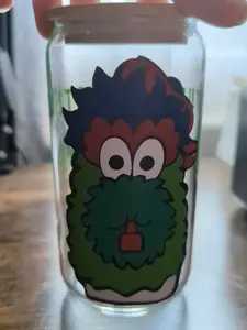 Phanatic Coffee Cup 16oz Glass Mug for Philadelphia Sports Fans