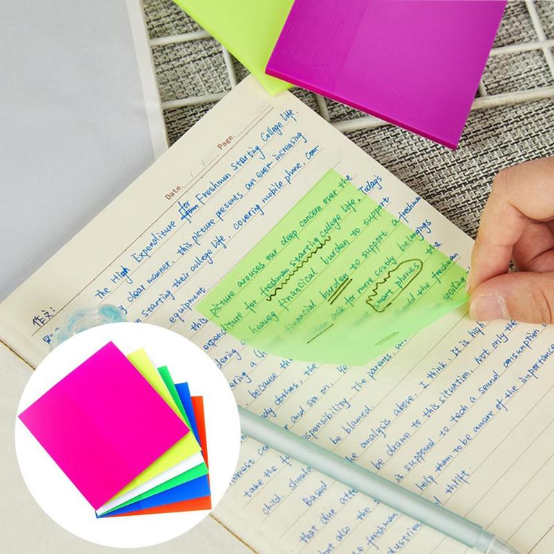 STICK IT Transparent Sticky/Post-It, College Student, Detachable Notes