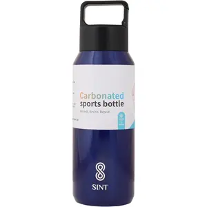 Carbonated Sports Bottle- Leak Proof 20 oz| 600 ML Blue