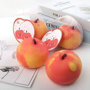 Simulated Apple Squishy Stress Ball – Creative Squeeze Toy for Stress Relief, Ideal as a Gift