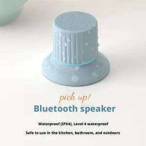 Magnetic Bluetooth Speaker, Portable Battery-Powered Rechargeable Wireless Cordless Bluetooth Enabled Speaker with Knob Control, Mini Hifi Sound Berlin Style Desktop Phone Stand, Portable Speakers, Battery-Powered Portable Speakers