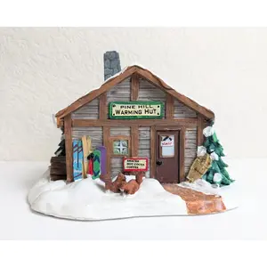 Lemax Pine Hill Warming Hut Christmas Village Accessory