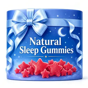 Natural Sleep Gummies，Sweet Strawberry - 60 Gummies
