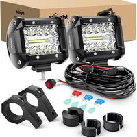 Led Pods+ Wiring +Tube Clamp