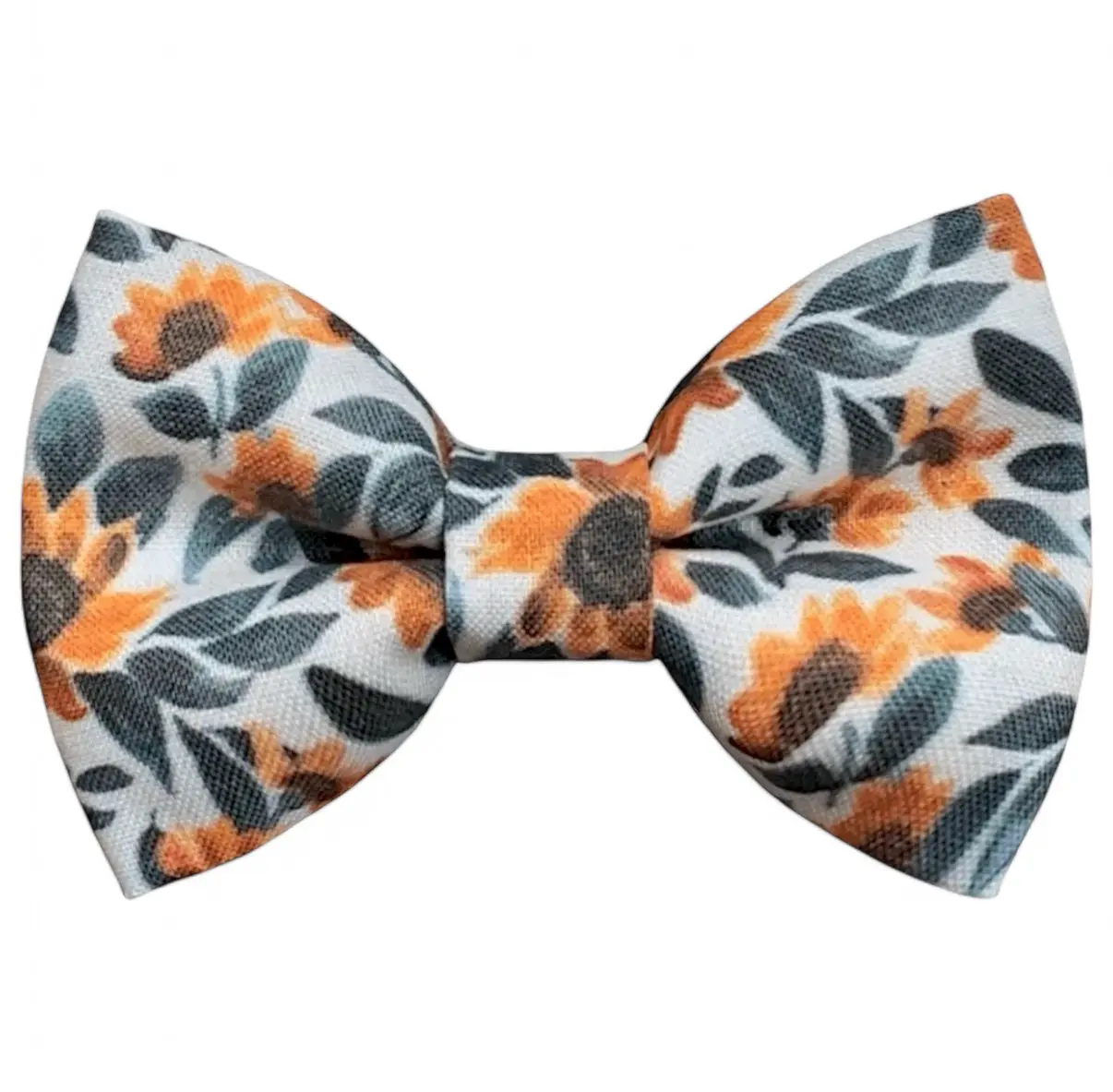 Golden Sunflower Bow Tie- Cotton