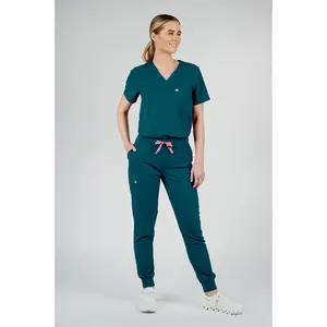 Ivy Jogger Women's Caribbean Blue Scrub Pants
