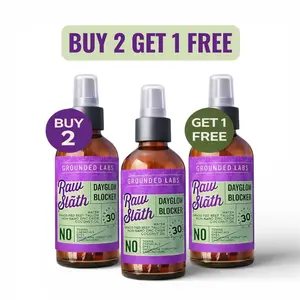 Grass Fed Beef Tallow Non-Nano ZINC Natural Sunblock (3-PACK) with Coconut Oil, NO Toxins, Chemicals or Hormone Disruptors by Grounded Labs 30 SPF Skincare Daily Moisturizing Sensitive Skin UV protection