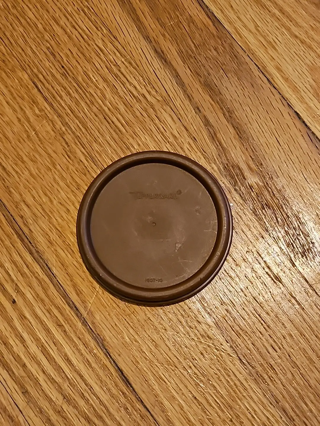 Vintage Tupperware Modular Mates 3.5" Round #1607-3 Brown Replacement Lid