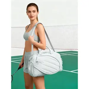 Handheld Racquet Bag Badminton Tennis Sports Fitness Shoulder Bag Tote Bag Crossbody Bag Large Capacity Niche Design Gym Bag Luggage Storage Valentine's Gift for Boyfriend Valentine's Gifts, Gifts for Boyfriend