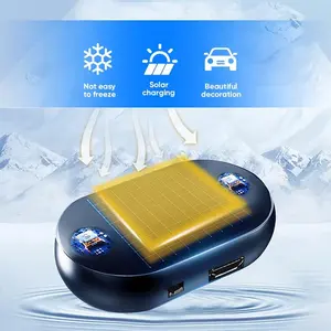 2PCS Electromagnetic Car Snow Removal Device, Anti-Freeze Electromagnetic Car Snow Removal Device, Defroster for Car Windshield,Portable Kinetic Molecular Heater,Antifreeze Device
