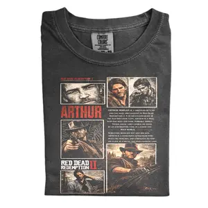 The Arthur Morgan Red Dead Redemption 2 Comfort Color Shirt, Cowboy Shirt, Video Game Merch, Arthur Morgan T-shirt, Gift for Men, Gift for Women, Crew Neck T-shirt, Trending T-shirt