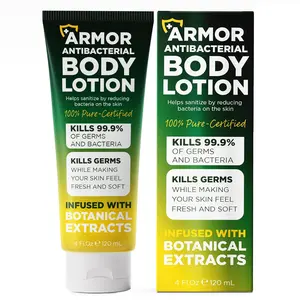 Antibacterial Body Lotion | Kills 99.9% of Germs & Bacteria | Body Lotion for Women & Men Helps Sanitize Skin | Infused with Botanical Extracts | Fresh, Soft & Moisturized Skin | 4 fl oz