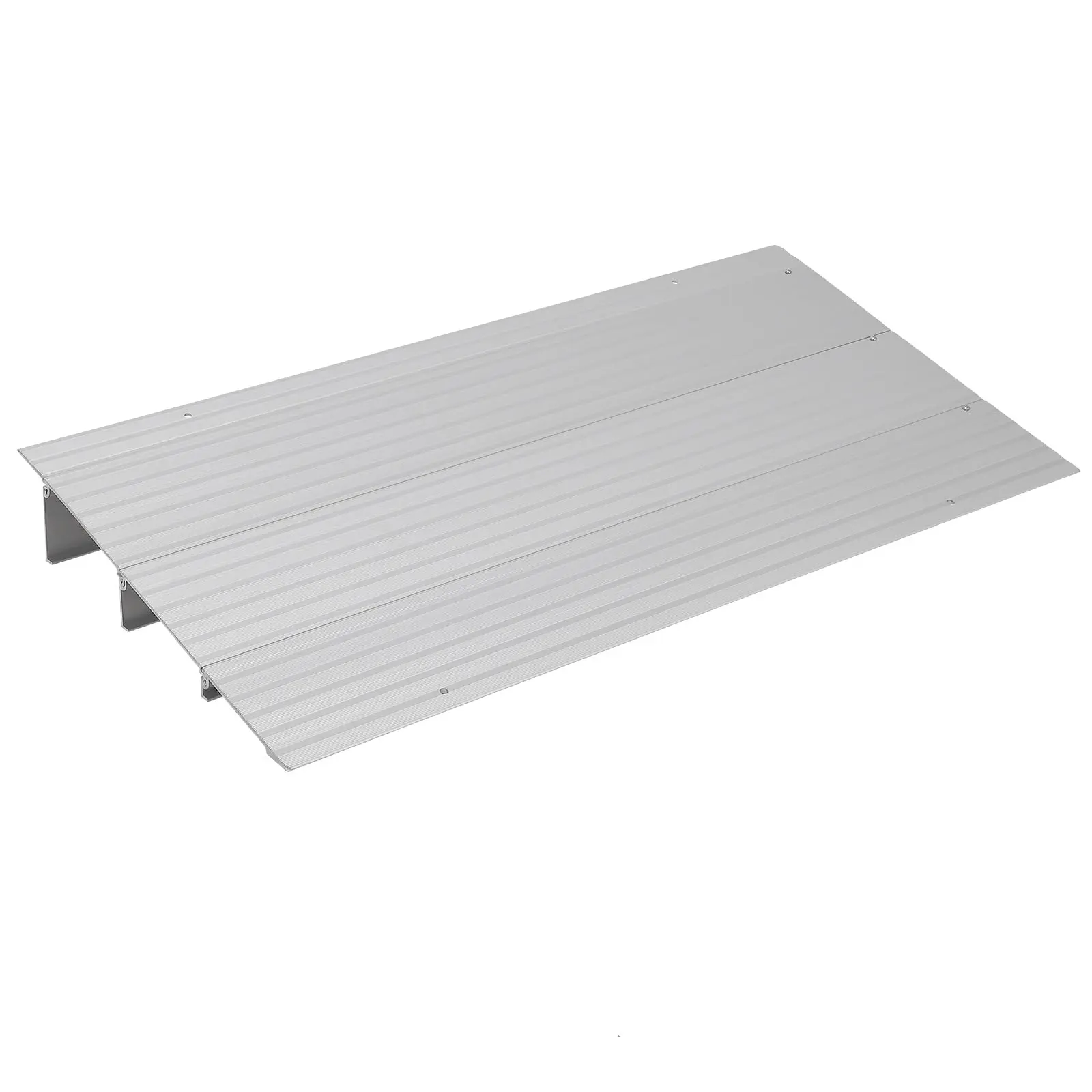 GARVEE Adjustable Aluminum Threshold Ramps for Doorways with Elevation Options from 1 to 5 Inches and 700 lb Weight Capacity, Ideal for Exterior Door Accessibility and Ease of Use